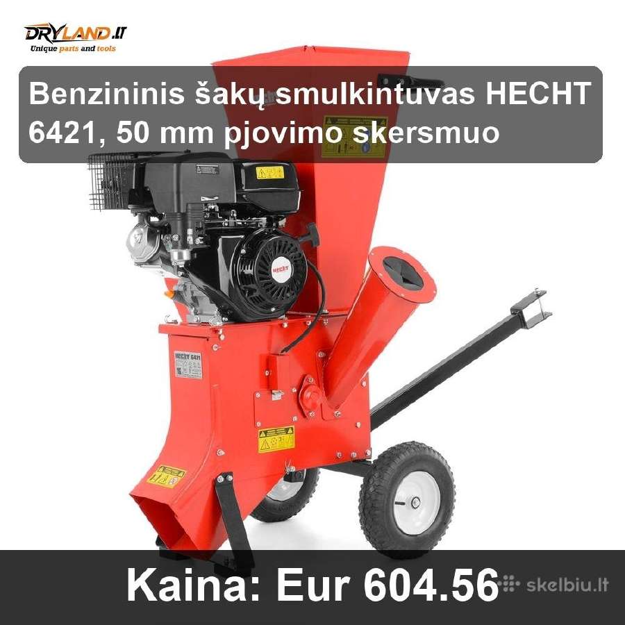 Hecht šakų smulkintuvai sodui efektyvu - nuotraukos Nr. 10