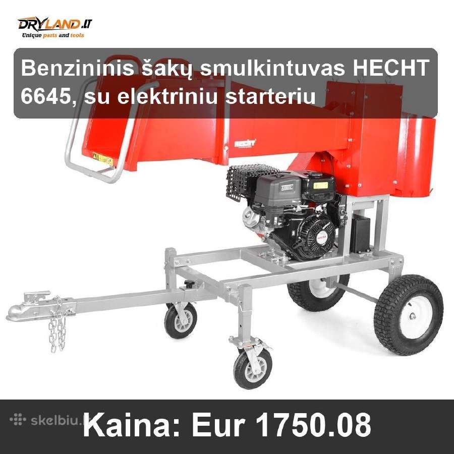 Hecht šakų smulkintuvai sodui efektyvu - nuotraukos Nr. 13