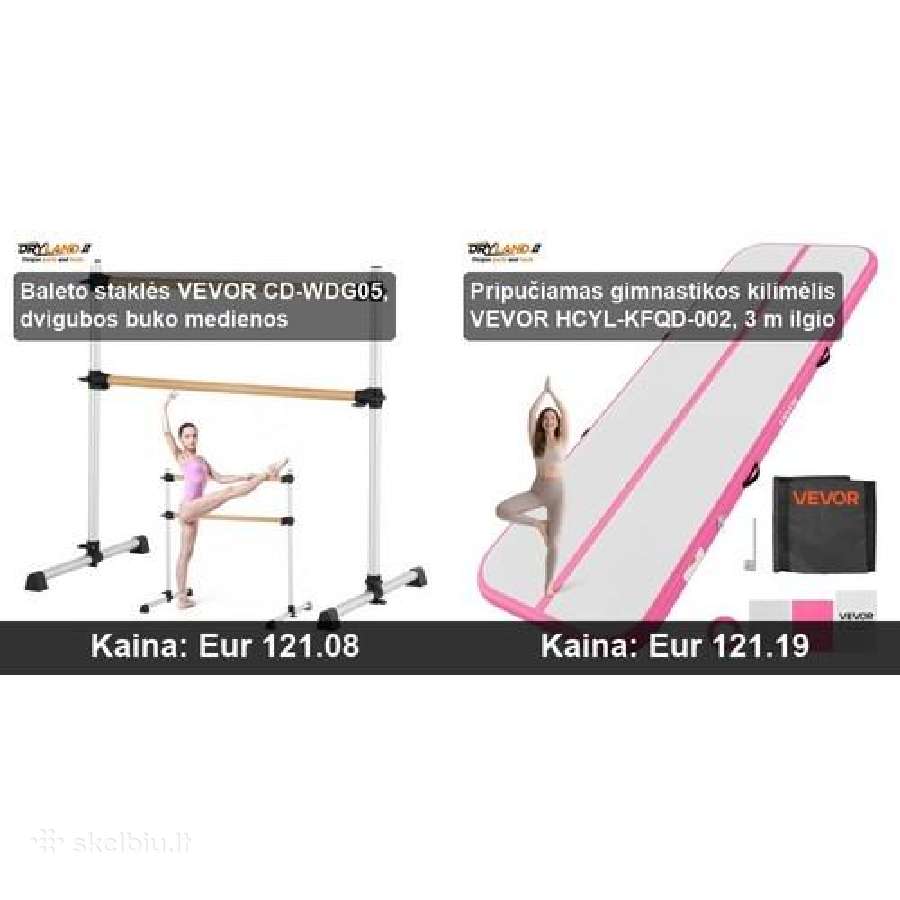 Šokių įranga, baleto staklės, gimnastikos barai - nuotraukos Nr. 15