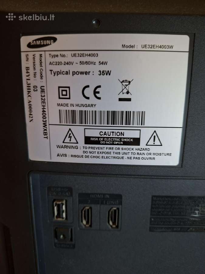 TV Samsung - nuotraukos Nr. 2