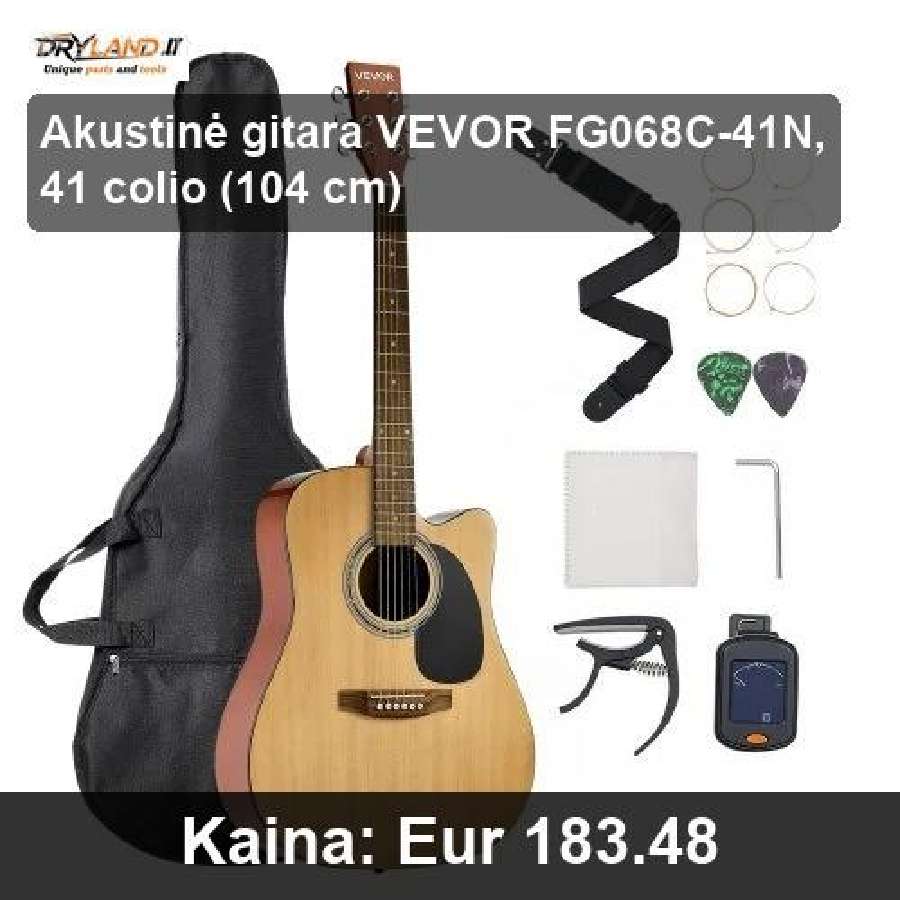 Vevor Akustinės Gitaros - nuotraukos Nr. 22