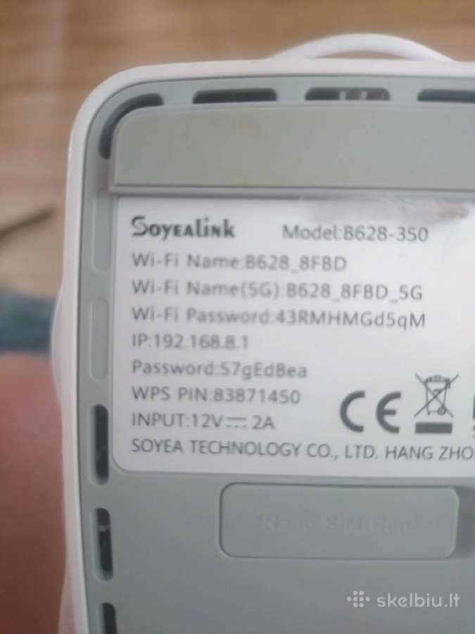 4G+ WiFi maršrutizatorius Soyealink B628-350 - nuotraukos Nr. 2