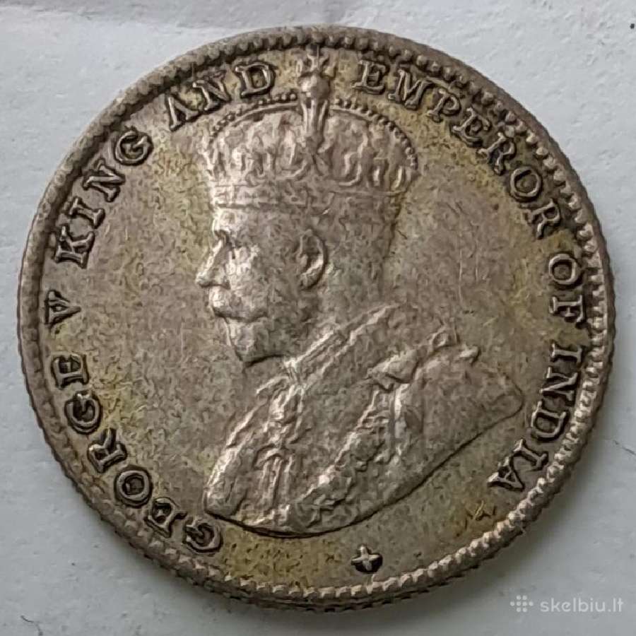 1918 britų kolonijos 5 centai - nuotraukos Nr. 2