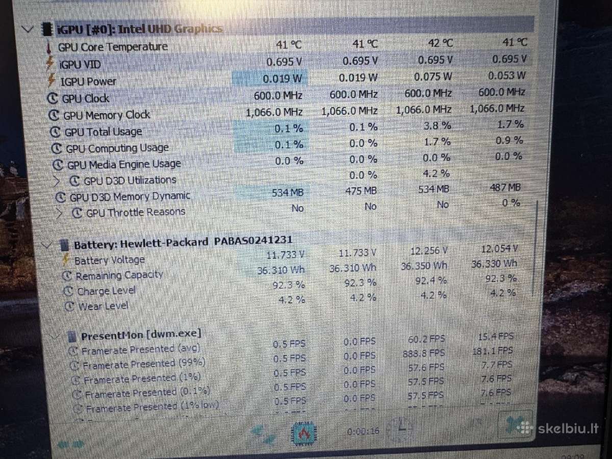 Hp 250 G8 - i3 11th, 16gb RAM, 256gb SSD - nuotraukos Nr. 6