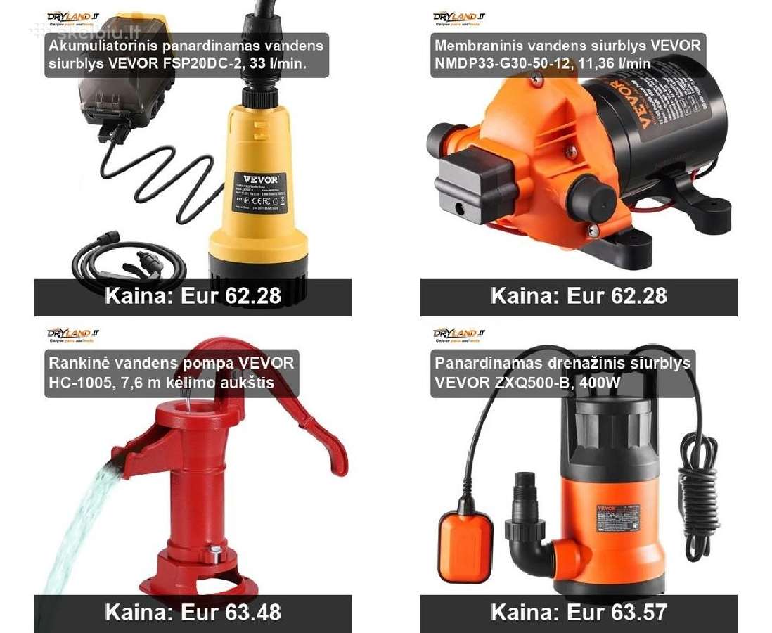 Vandens siurbliai hidroforai efektyviam tiekimui - nuotraukos Nr. 7
