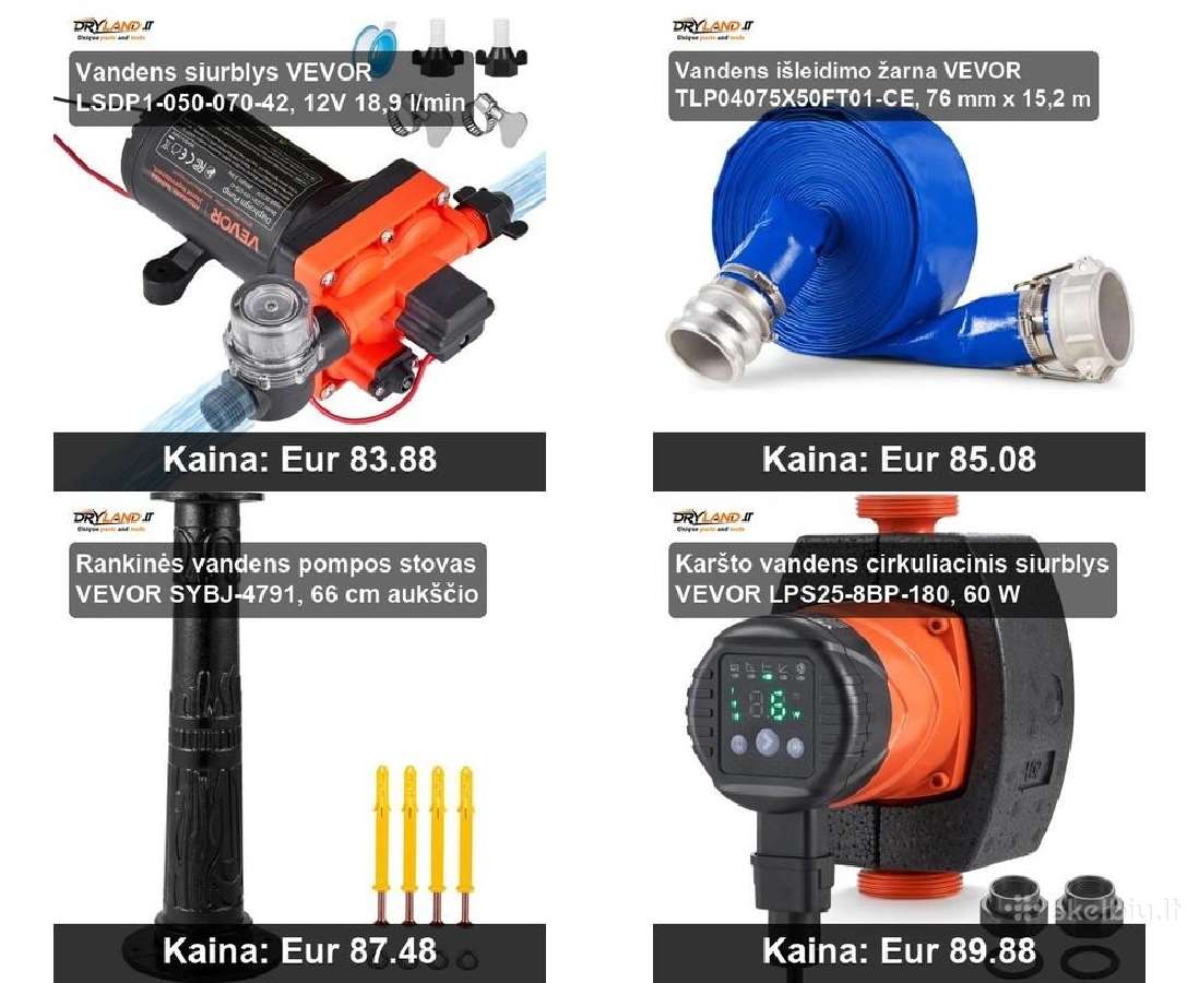 Vandens siurbliai hidroforai efektyviam tiekimui - nuotraukos Nr. 16