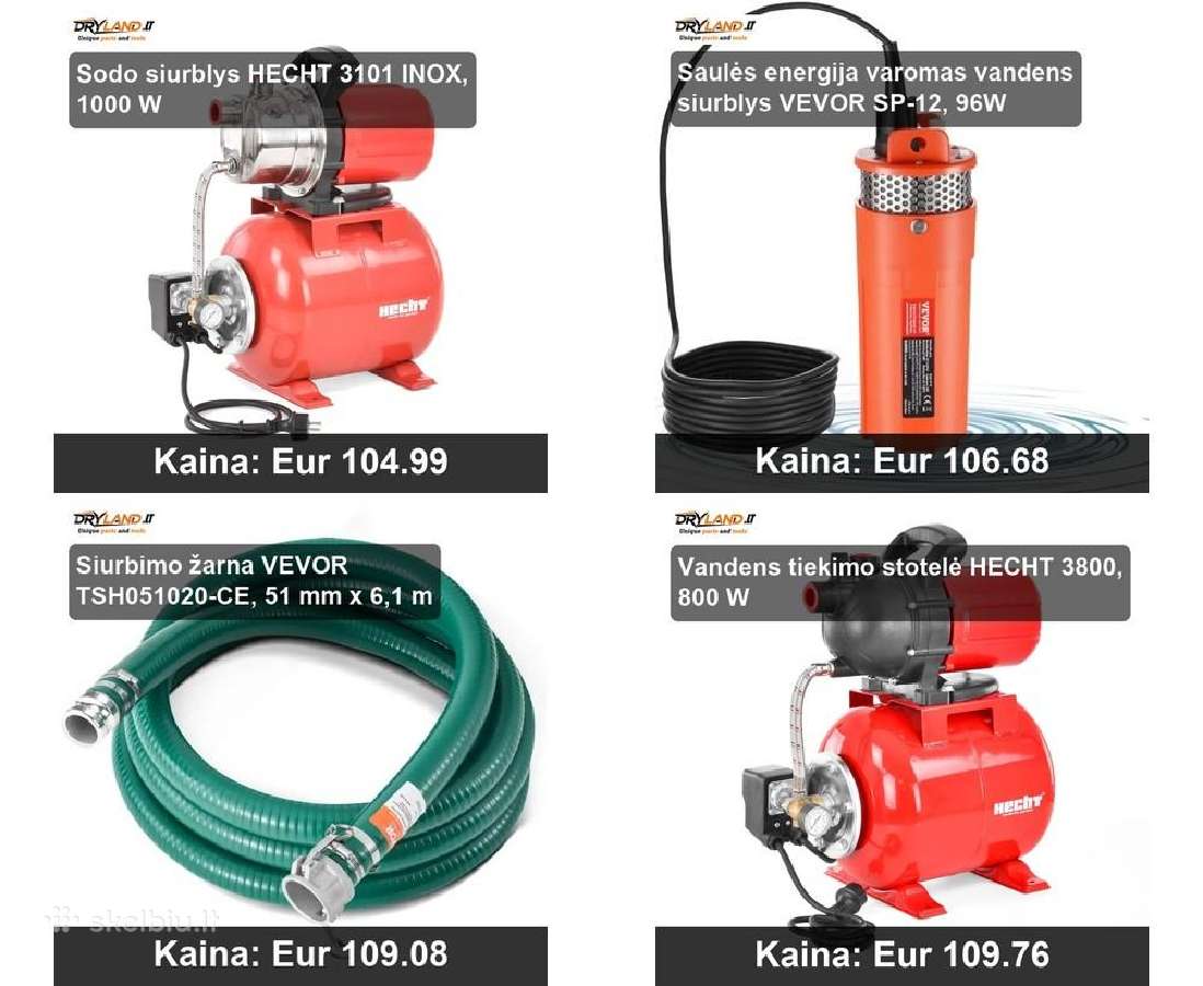 Vandens siurbliai hidroforai efektyviam tiekimui - nuotraukos Nr. 20