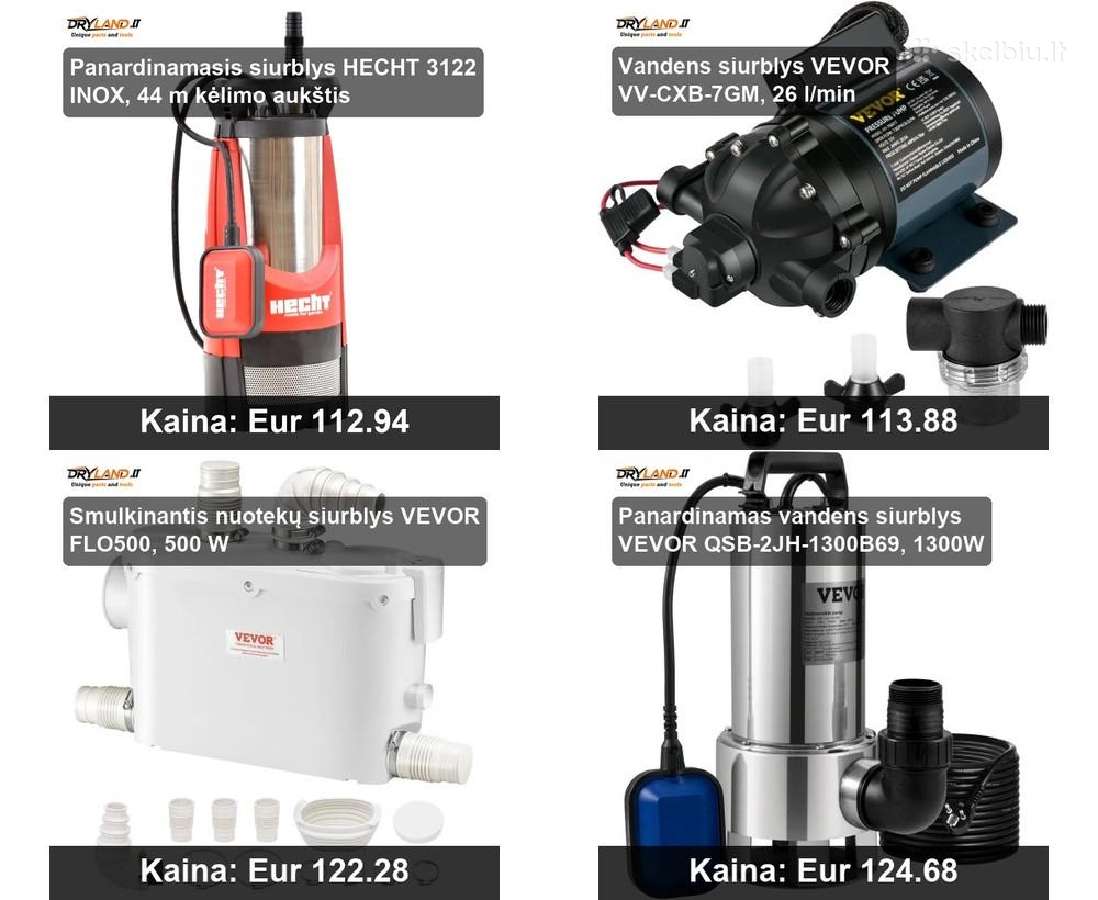 Vandens siurbliai hidroforai efektyviam tiekimui - nuotraukos Nr. 21