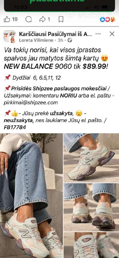 New Balance 9060 - nuotraukos Nr. 2