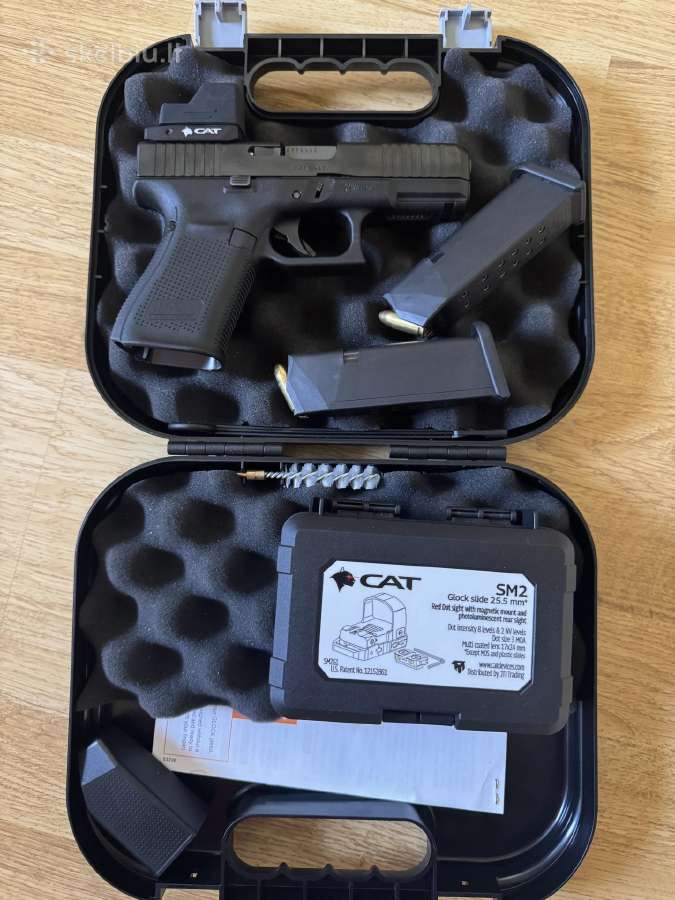 Glock 19 Gen 5 su Cat Sm2 kolimatoriumi - nuotraukos Nr. 2