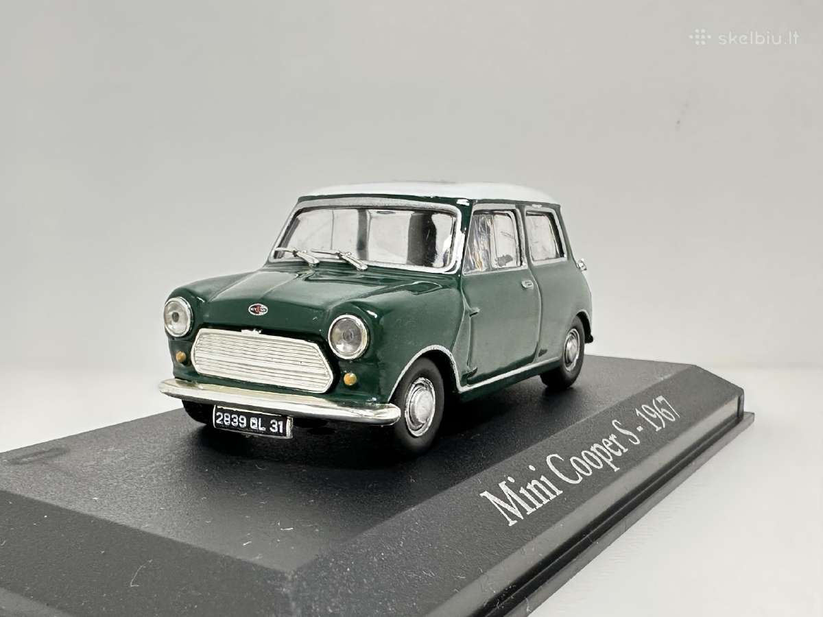 Mini Cooper S 1967 Vamos La Cama žalia/bal 1:43 - nuotraukos Nr. 4