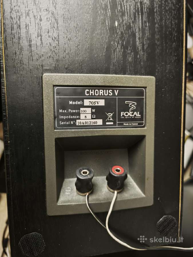 Focal chorus v (705v) koloneles ir Denon Ud-m31 - nuotraukos Nr. 6