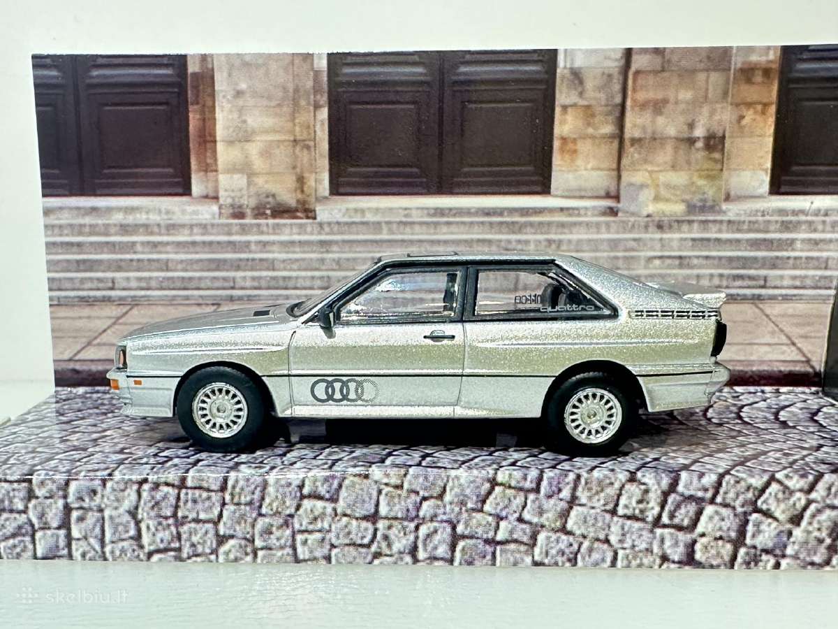 Audi Quattro B2 1980-1991 sidabro 1:64 Schuco T - nuotraukos Nr. 3