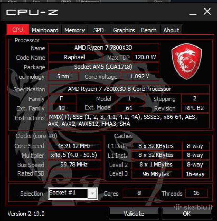 Rtx 4080 Super 7800x3d 32 Ddr5 - nuotraukos Nr. 6