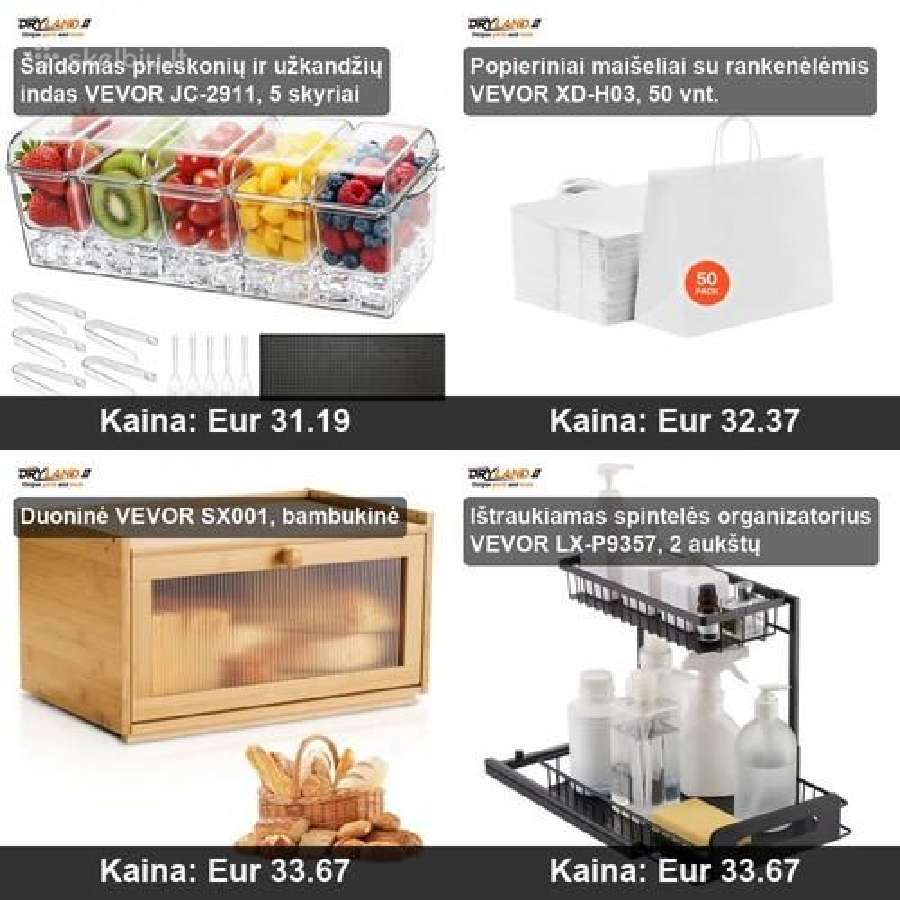 Virtuvės talpyklos šviežiams produktams - nuotraukos Nr. 3
