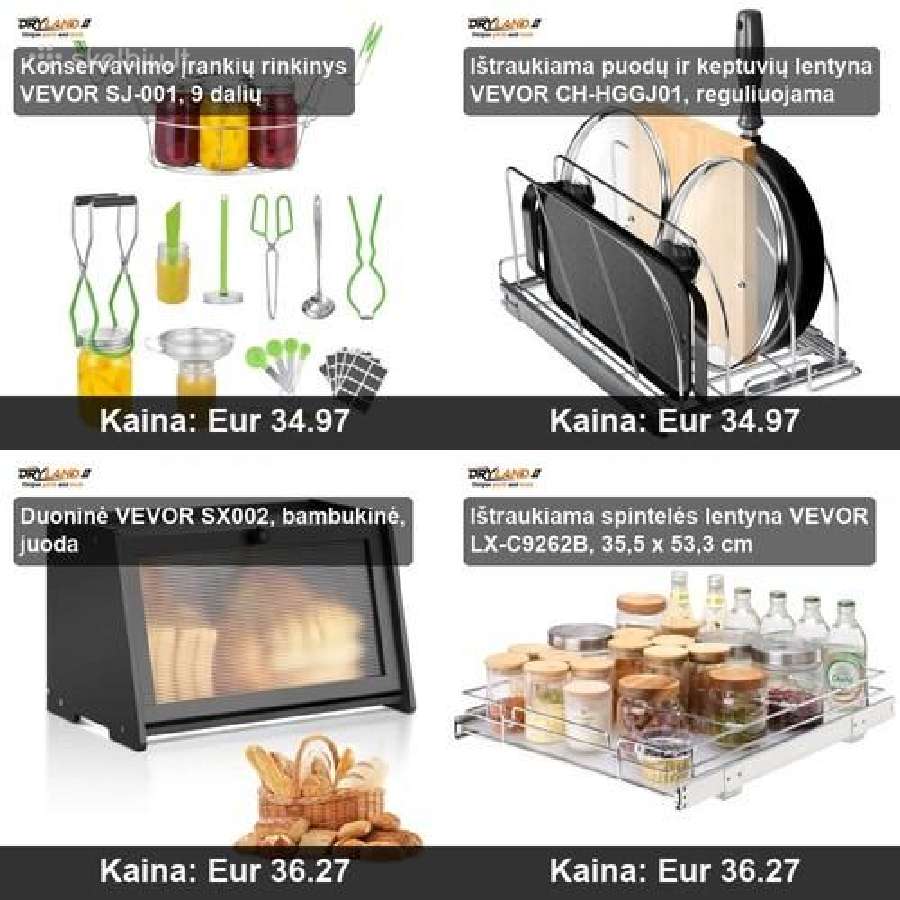 Virtuvės talpyklos šviežiams produktams - nuotraukos Nr. 4