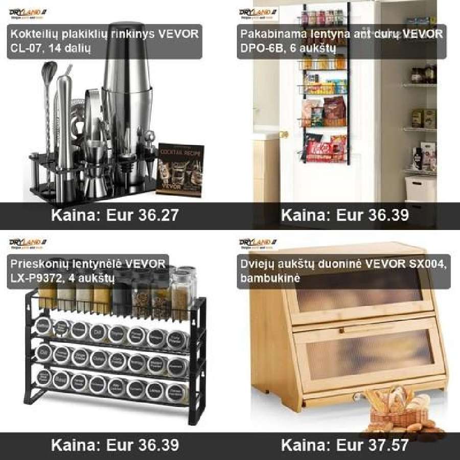 Virtuvės talpyklos šviežiams produktams - nuotraukos Nr. 5