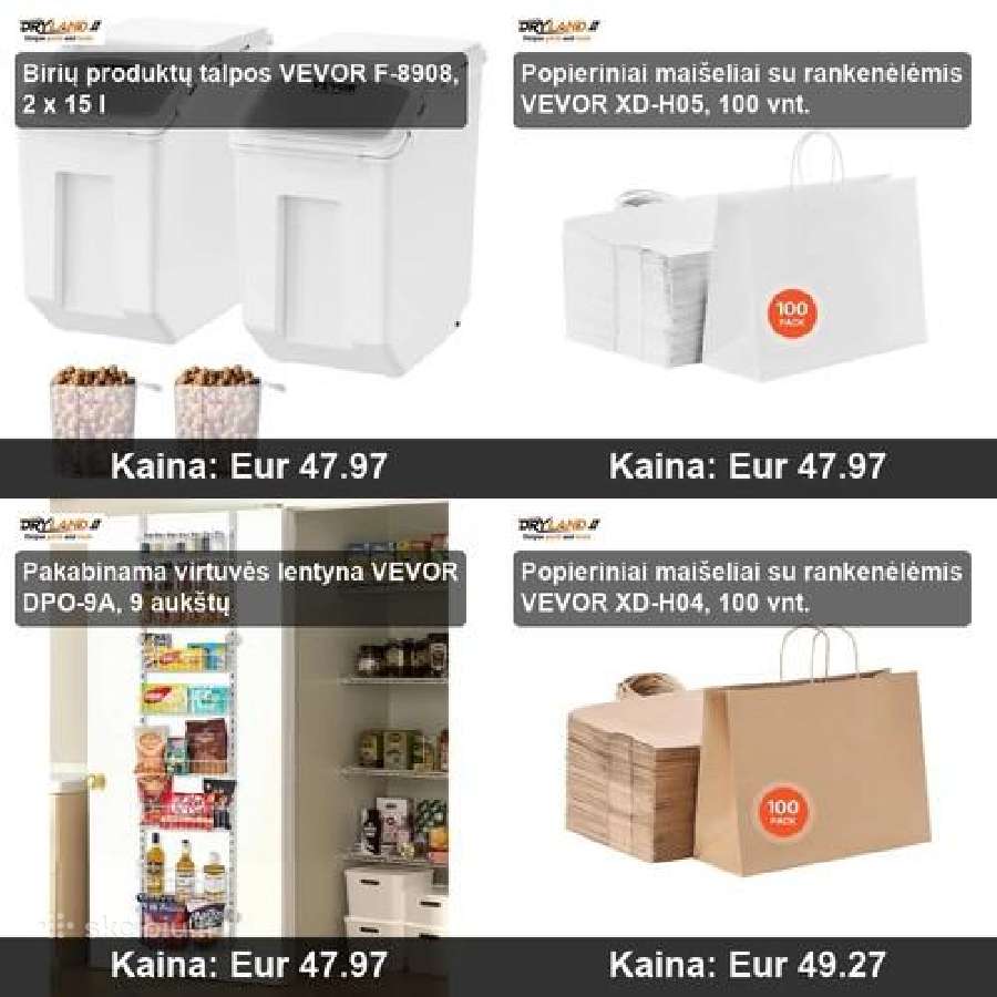 Virtuvės talpyklos šviežiams produktams - nuotraukos Nr. 10
