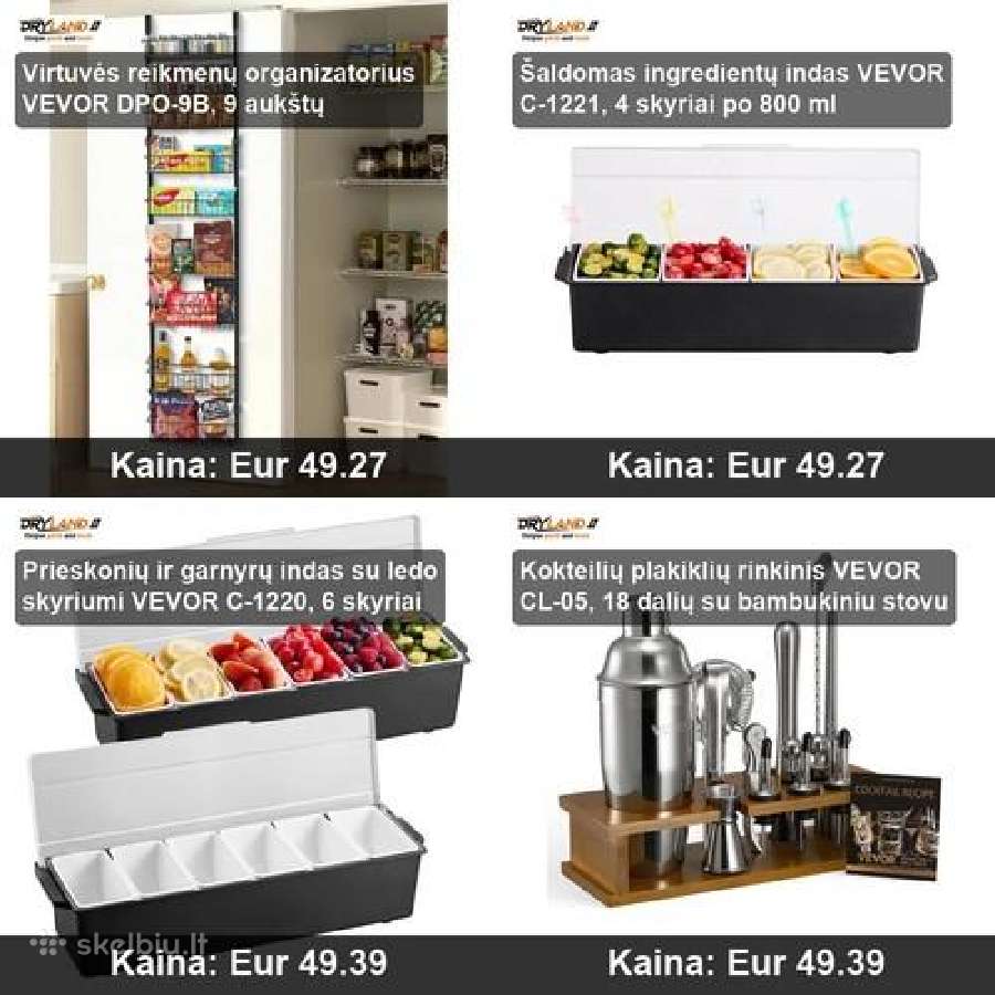 Virtuvės talpyklos šviežiams produktams - nuotraukos Nr. 11