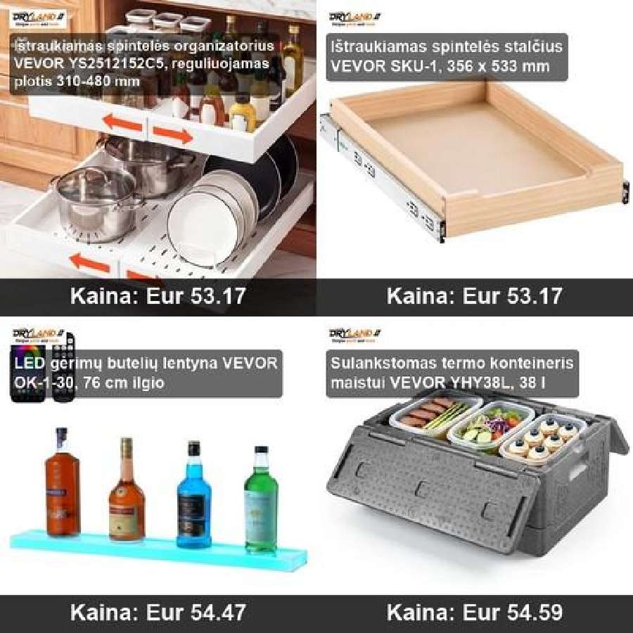 Virtuvės talpyklos šviežiams produktams - nuotraukos Nr. 13