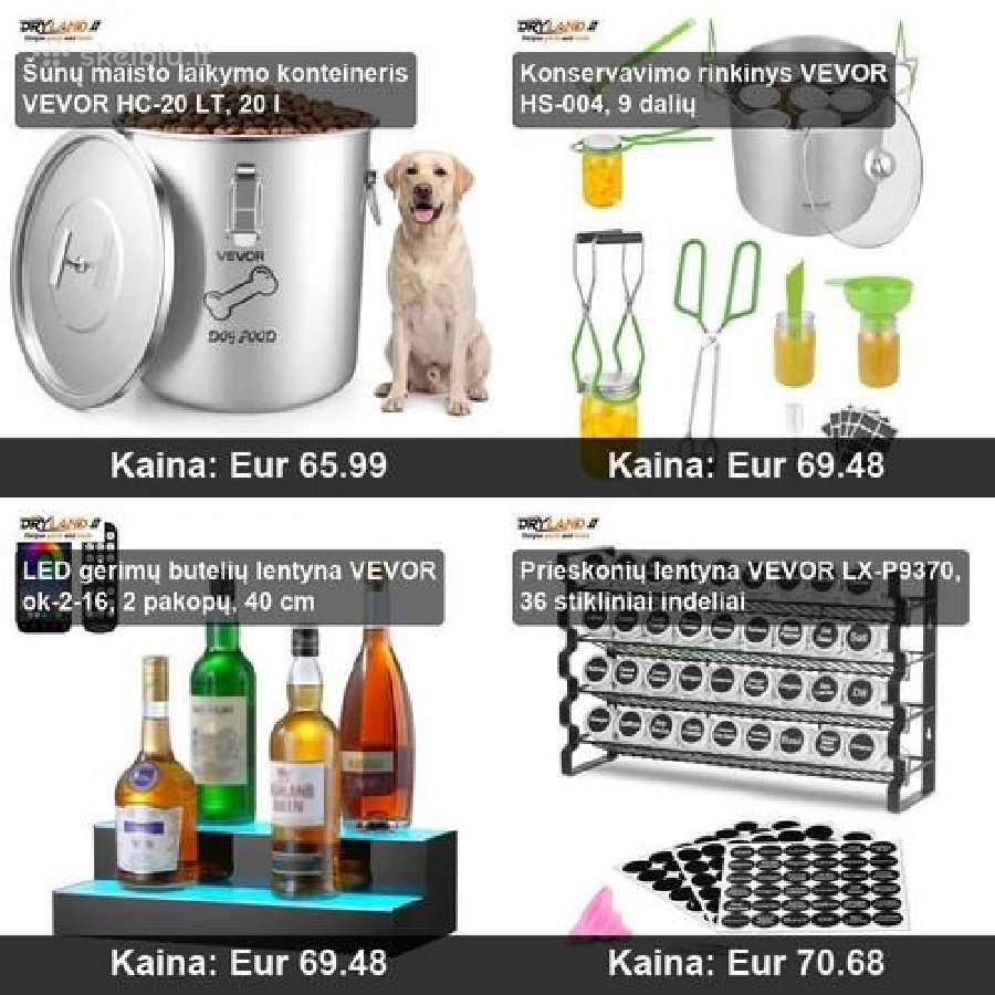 Virtuvės talpyklos šviežiams produktams - nuotraukos Nr. 17