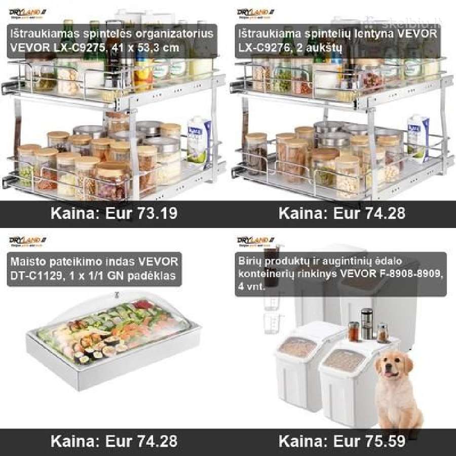 Virtuvės talpyklos šviežiams produktams - nuotraukos Nr. 18