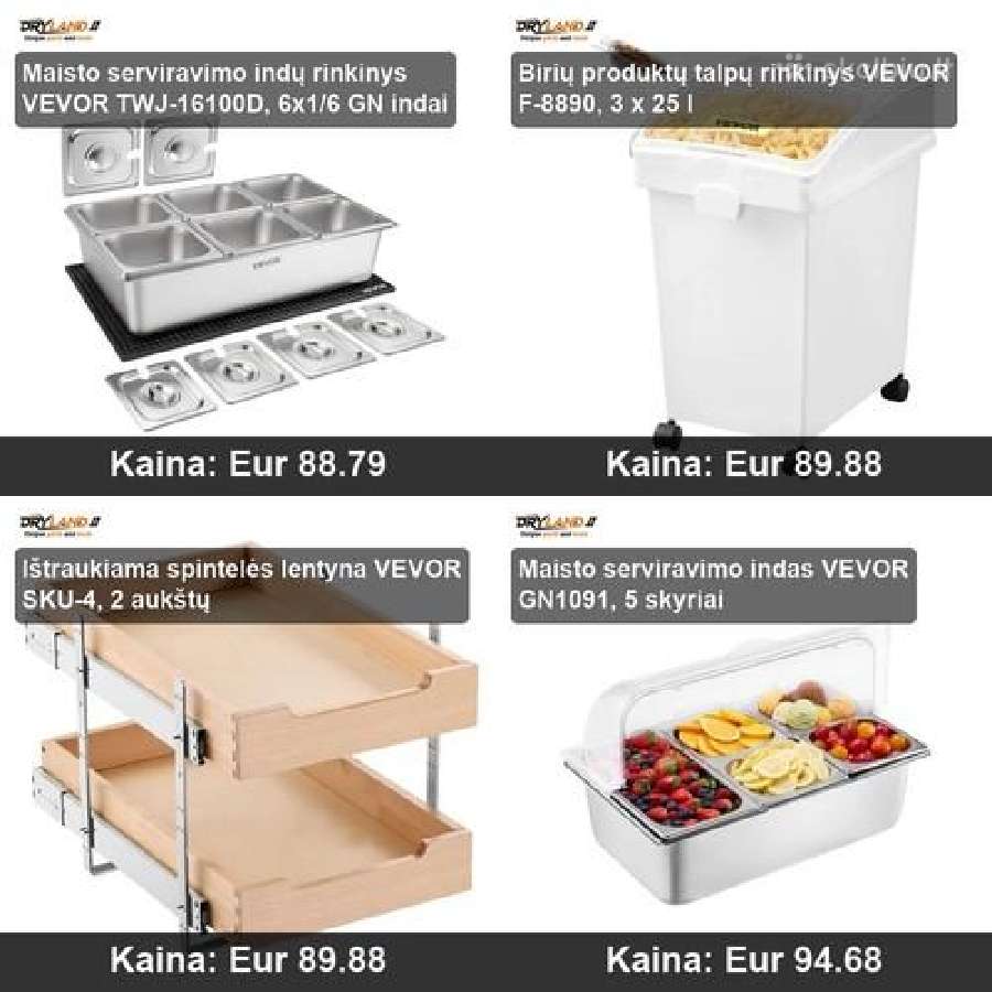 Virtuvės talpyklos šviežiams produktams - nuotraukos Nr. 21