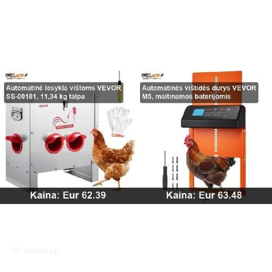 Automatinės lesyklos ir girdyklos vištoms, narvai - nuotraukos Nr. 5