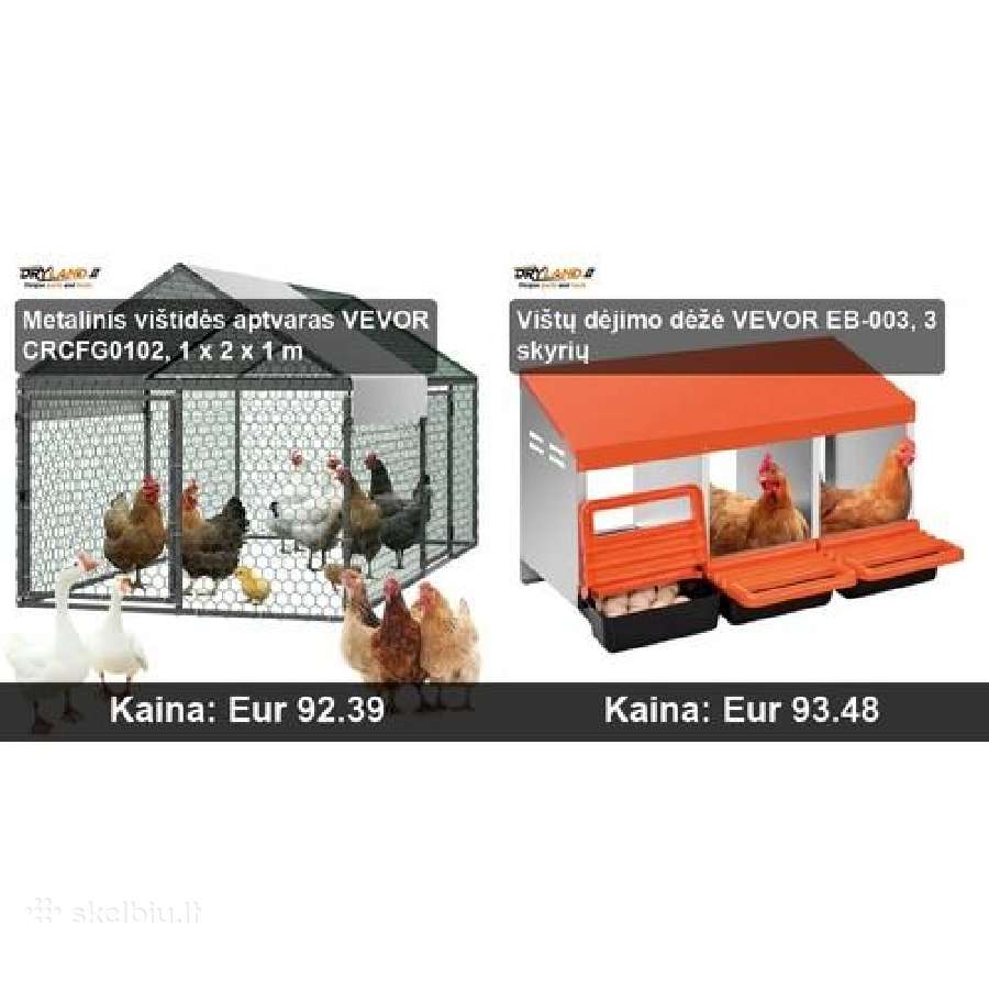 Automatinės lesyklos ir girdyklos vištoms, narvai - nuotraukos Nr. 13