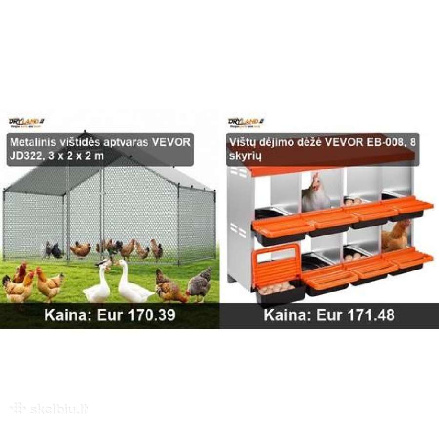 Automatinės lesyklos ir girdyklos vištoms, narvai - nuotraukos Nr. 22