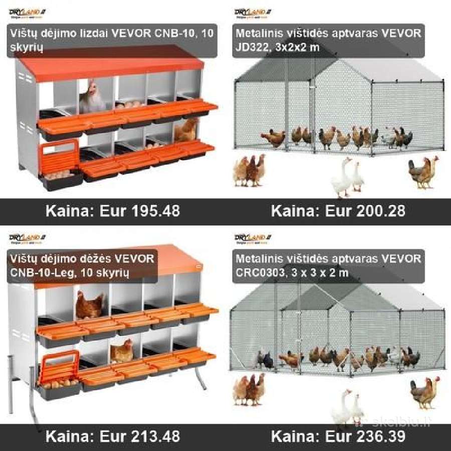 Automatinės lesyklos ir girdyklos vištoms, narvai - nuotraukos Nr. 27