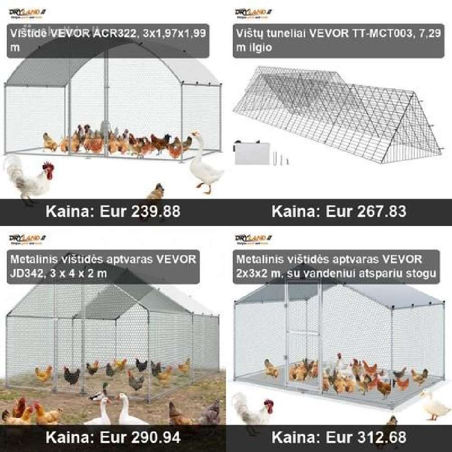 Automatinės lesyklos ir girdyklos vištoms, narvai - nuotraukos Nr. 28