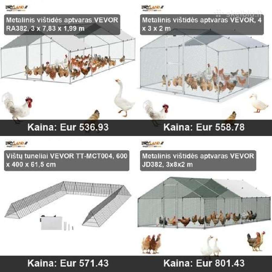 Automatinės lesyklos ir girdyklos vištoms, narvai - nuotraukos Nr. 32