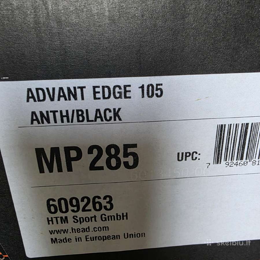 Head Advant Edge 105 285 batai - nuotraukos Nr. 5