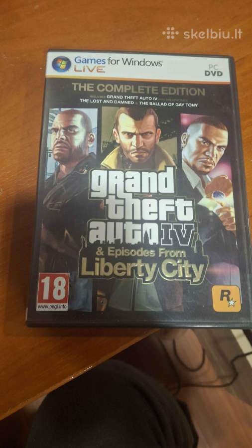 Gta 4 pc complete edition diskas - nuotraukos Nr. 2
