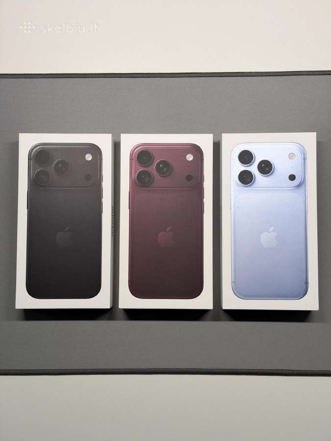 iPhone 18 Pro 256gb Burgundy, Glacier, Black - nuotraukos Nr. 2