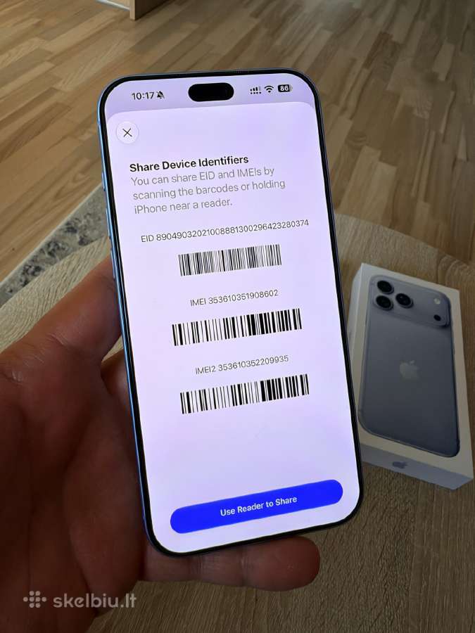 Apple iPhone 18 Pro Max, Glacier + Clear Case - nuotraukos Nr. 10