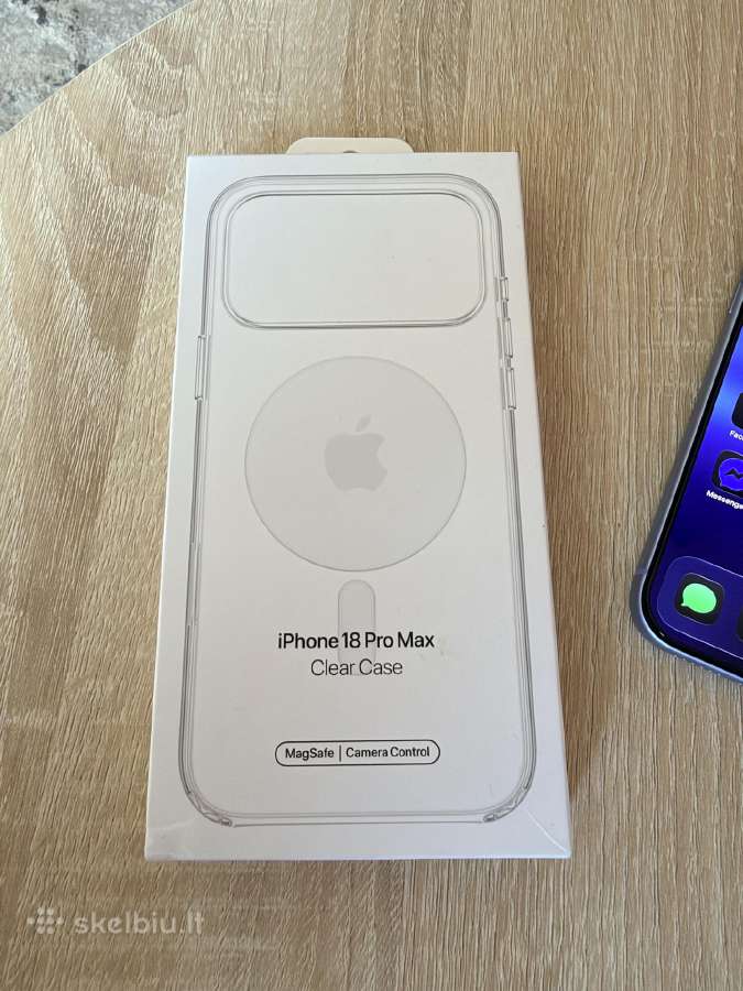 Apple iPhone 18 Pro Max, Glacier + Clear Case - nuotraukos Nr. 11