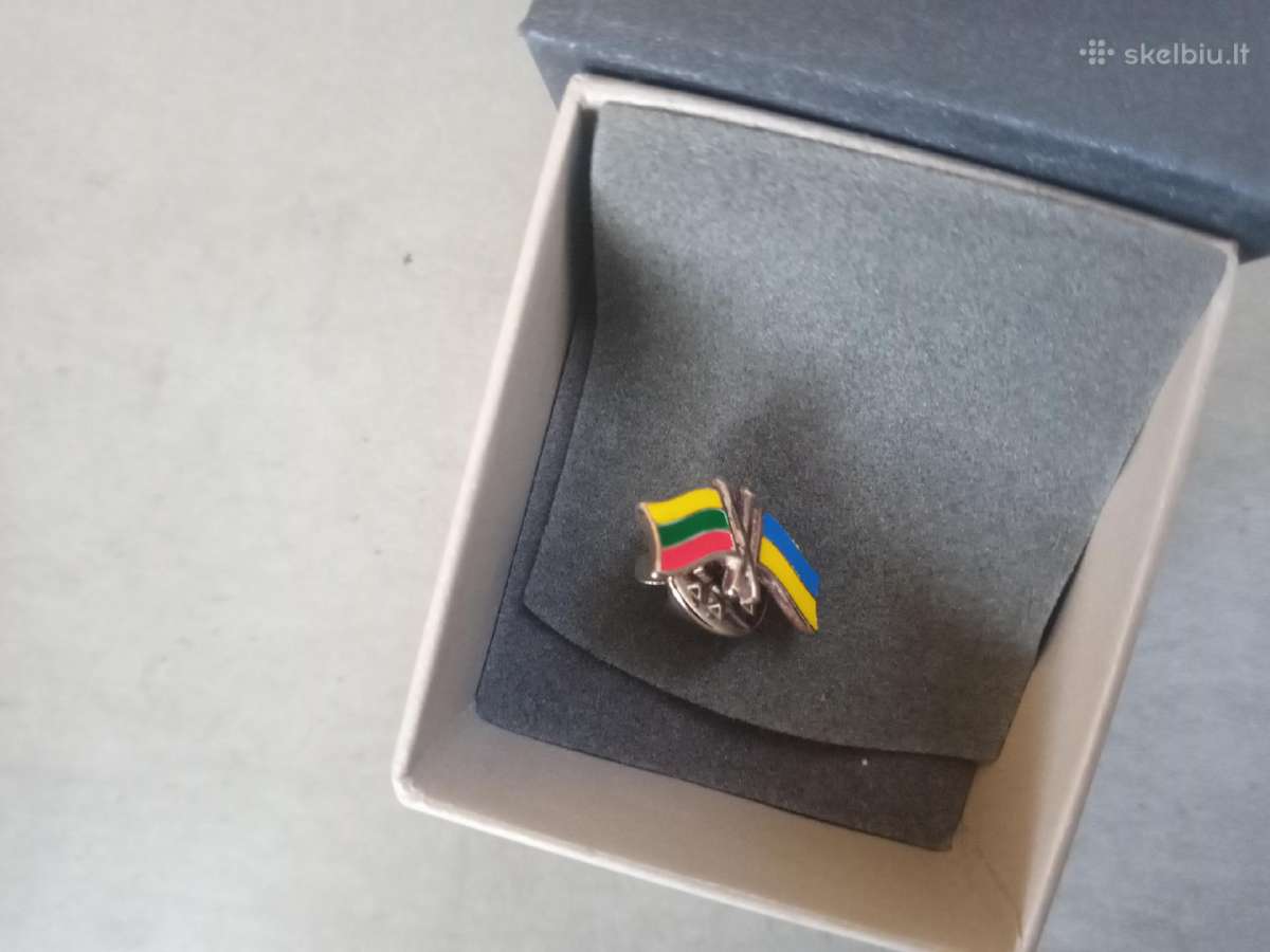 Ženklelis su Lietuvos ir Ukrainos simbolika - nuotraukos Nr. 3