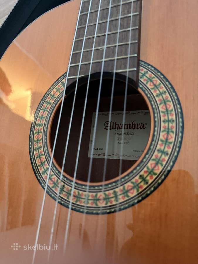 Klasikinė gitara „Alhambra 3c“ - nuotraukos Nr. 5