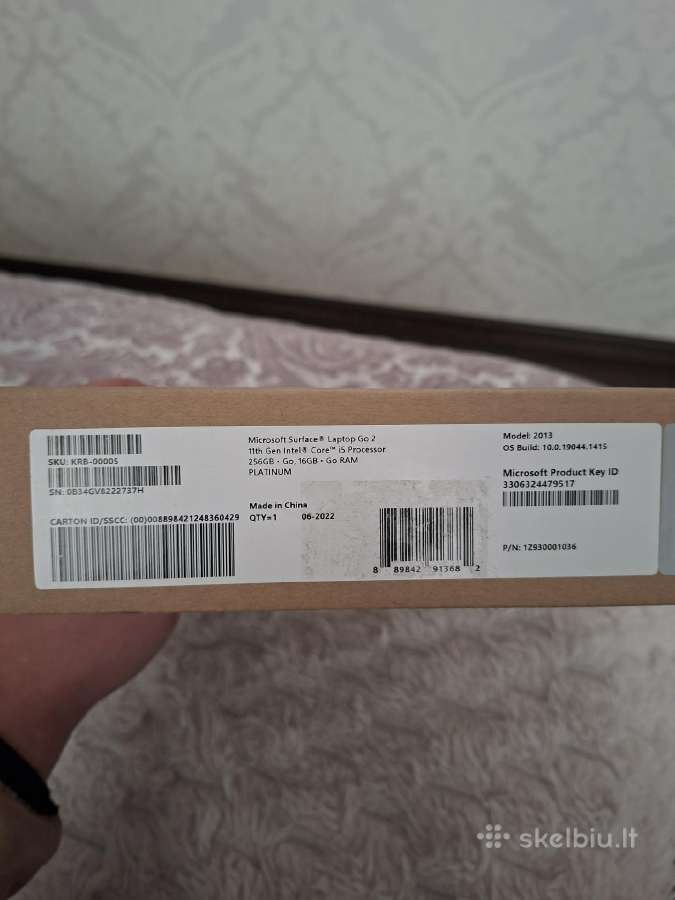 Microsoft Surface Go 2 I5/16gb RAM - nuotraukos Nr. 4