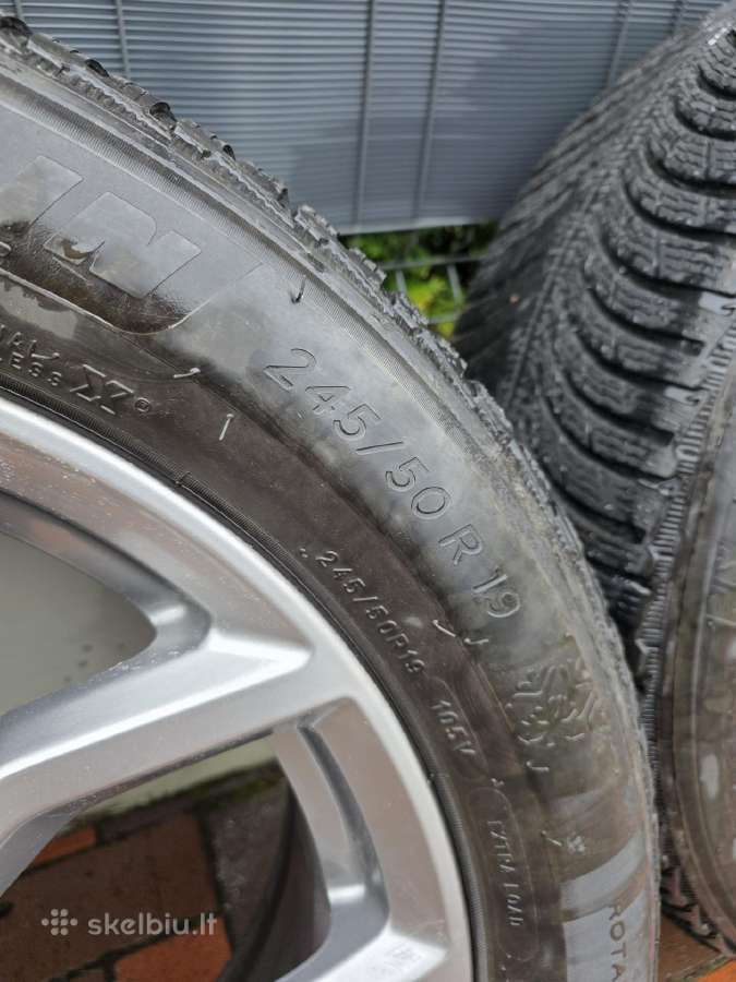 Bmw x3/x4 R19 originalūs ratlankiai su žieminėm - nuotraukos Nr. 2