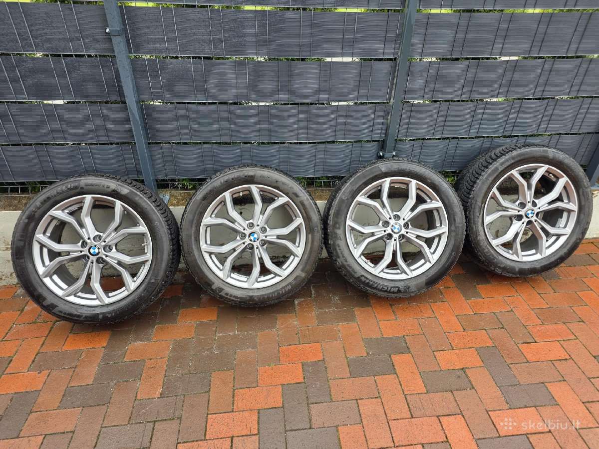 Bmw x3/x4 R19 originalūs ratlankiai su žieminėm - nuotraukos Nr. 6