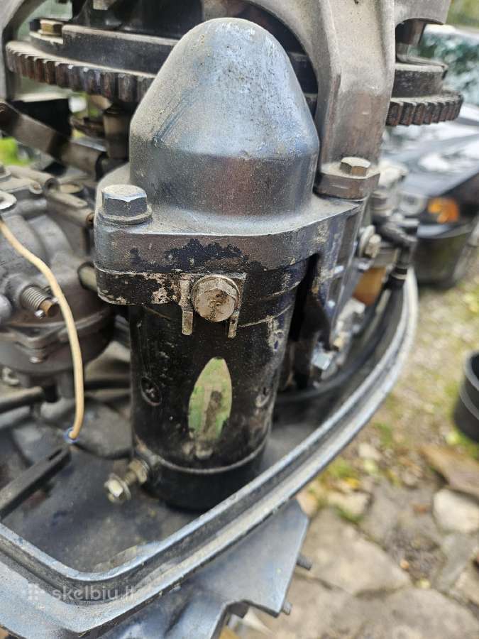 Yamaha 25dm pakabinamas valties variklis El start - nuotraukos Nr. 3