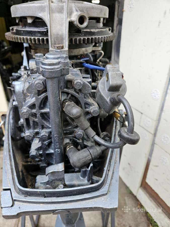 Yamaha 25dm pakabinamas valties variklis El start - nuotraukos Nr. 5