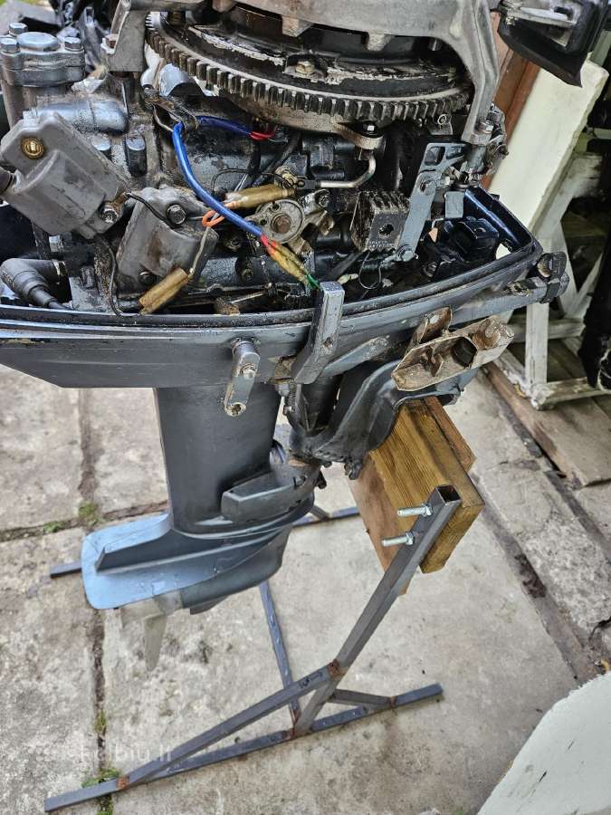 Yamaha 25dm pakabinamas valties variklis El start - nuotraukos Nr. 7