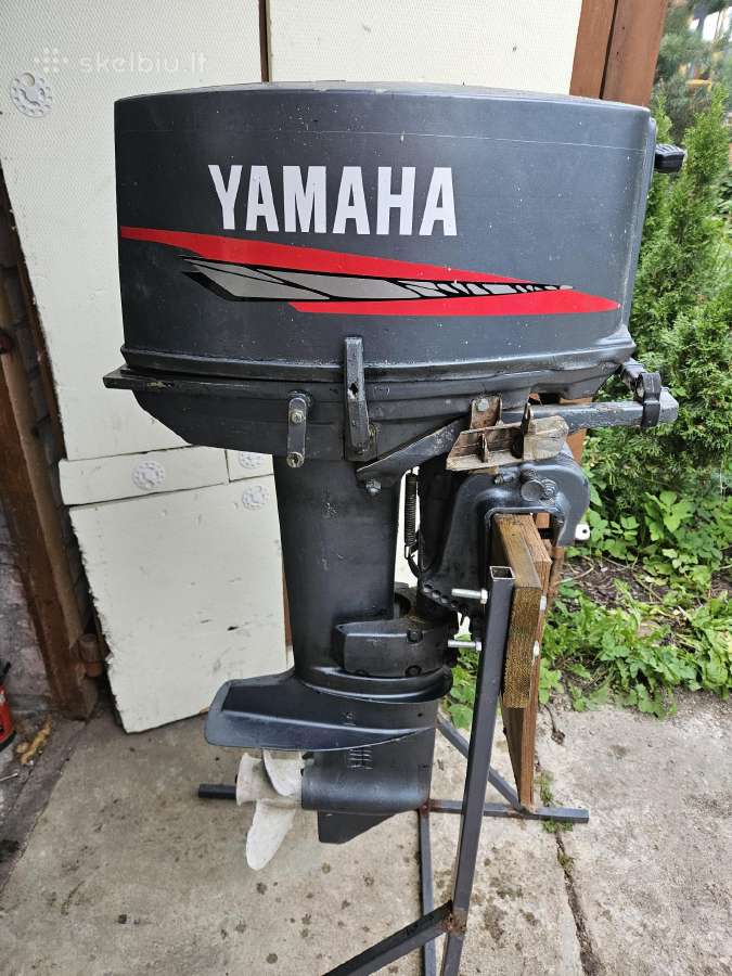 Yamaha 25dm pakabinamas valties variklis El start - nuotraukos Nr. 2