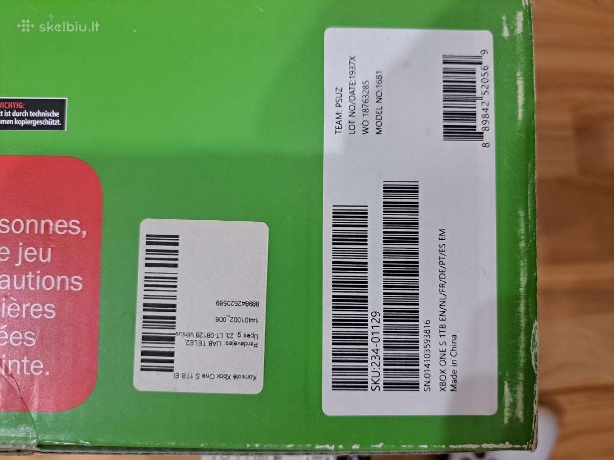Xbox one s 1tb - nuotraukos Nr. 3