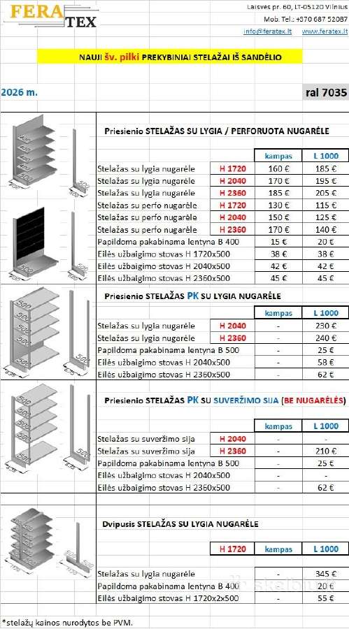 Nauji prekybiniai vežimėliai iš sandėlio - nuotraukos Nr. 9