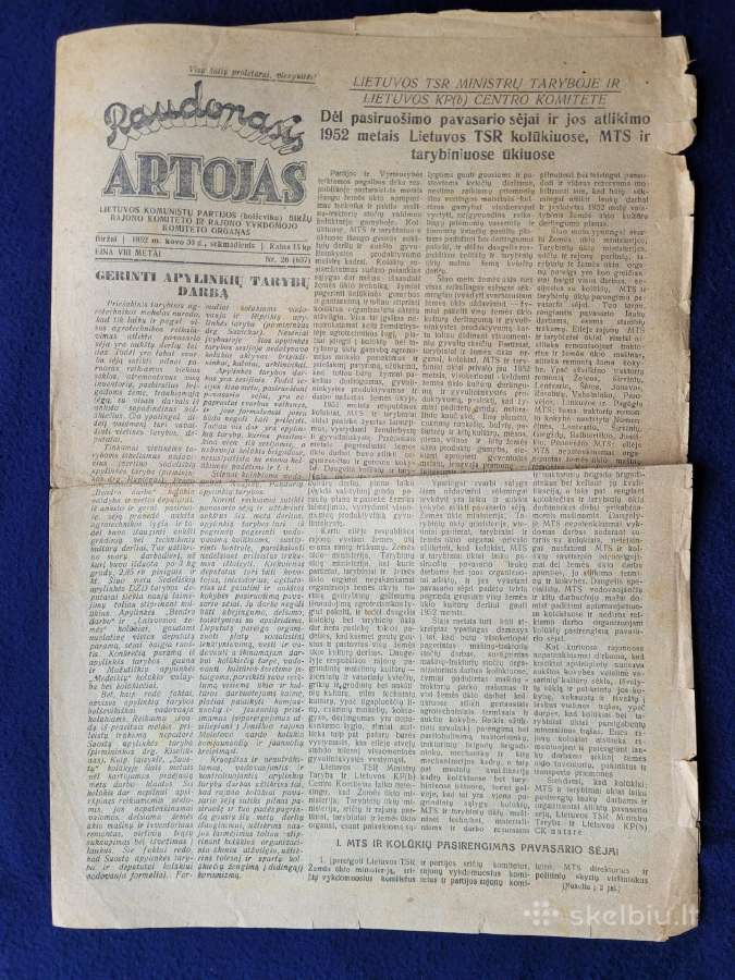Raudonasis artojas, 1952 - nuotraukos Nr. 2